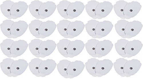 Wholesale Electrode Pads 30 Pairs for Tens Unit TENS Electrodes Premium Quality Self Adhesive Sticky Gel Pads Acupuncture Points Snap on Electrodes Pads [30 Days Money Back Guaranteed]