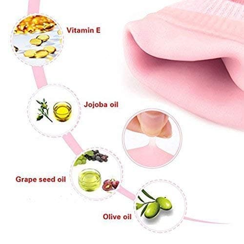 Vruta SPA Gel Socks Moisturizing Whitening Exfoliating Treatment Smooth Beauty Reusable Hand Mask Feet Care Silicone Socks for Mens and Women