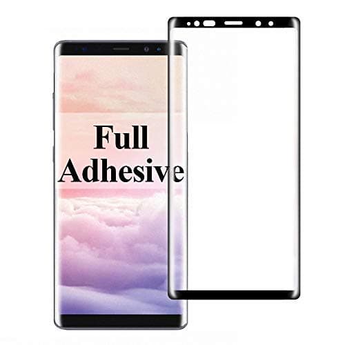 Full Adhesive Note9 Screen Protector Compatible with Samsung Galaxy Note 9 Tempered Glass Gaxaly 9note Protective Film 3D Full Coverage Galaxynote9 Glaxay nite 9 9H Hardness - 6.4 Inch