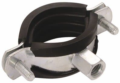 JAYMAC - 108-112MM EPDM RUBBER LINED PIPE CLAMP - EPDM Rubber Lined, M8/M10 (Pipe Clamps)