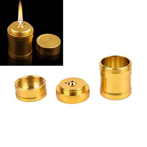 OOTDTY EDC Compact Oil Candle/Spirit Burner Hiking Bushcraft Survival