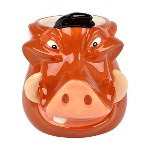 Disney 3D Pumba Mug The Lion King Mug, Ceramic, 375ml