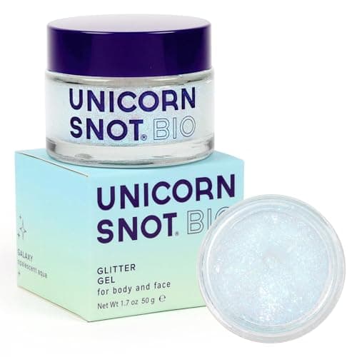 Unicorn Snot Holographic Body Glitter Gel - Vegan & Cruelty Free - Gift - Festival - Rave - Costume - Halloween - Gold, 1.6oz (Glitter Gel)