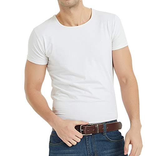 Men's Belt, Italy Full Grain Leather Belt Jeans Belt Super Soft Casual Belts for Men Wide 1.5''