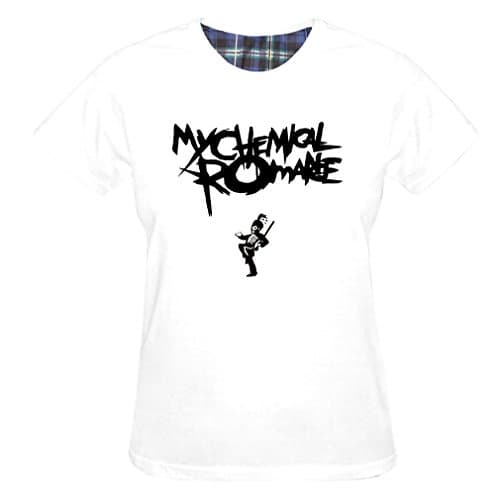 Sayings Women's My Chemical Romance The Black Parade Cotton T-shirt (White Small)