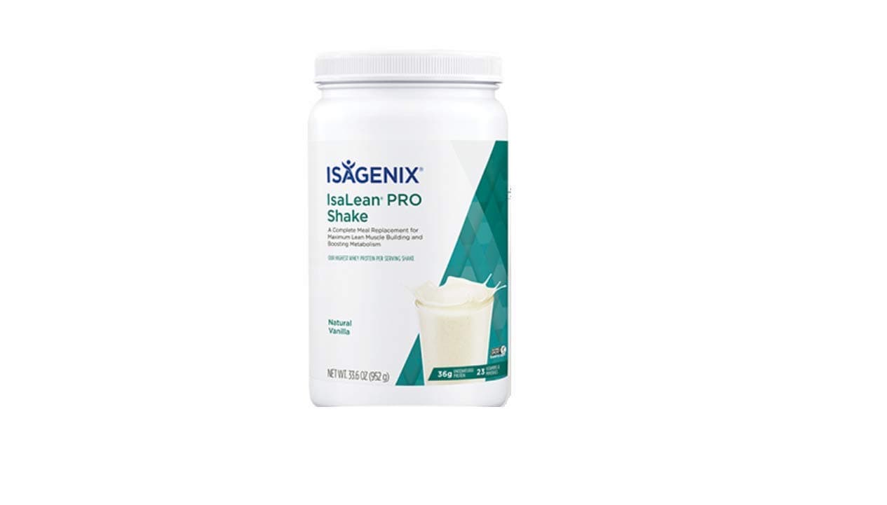 Isagenix IsaLean PRO Shake Natural Vanilla Flavor 33.6 oz (952 g) - 14 Servings