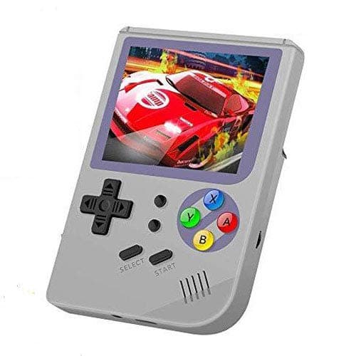 2019 Upgraded Opening Linux Tony System Handheld Game Console , Retro Game Console Built in 3007 Classic Games, Portable Video Game Console of 3 Inch IPS Full View Screen Screen (Gray)