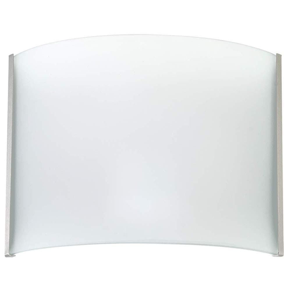 OSTWIN Contemporary LED Wall Sconce, 12W (75W Replacement), 900 Lm, 120V, Dimmable Wall Mount Lighting Fixture, 5000K (Daylight), Brushed Nickel Finish, Energy Star, ETL Listed