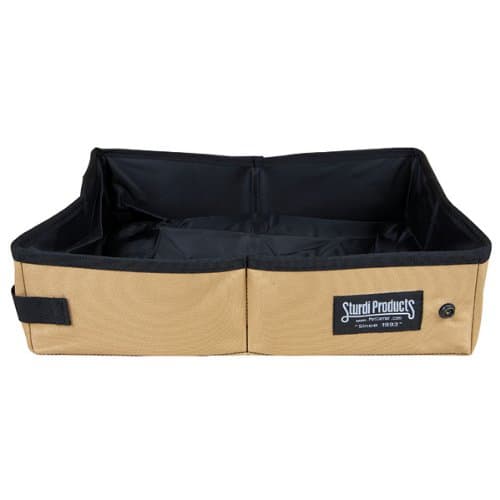 SturdiBox Foldable, Water Tight Box - 2 gallon: Tan