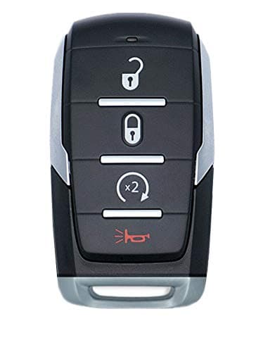 Replacement Keyless Remote Fob Key Shell Case Replacement Fit For Fit For 2019-2020 Ram 1500（4-Button)