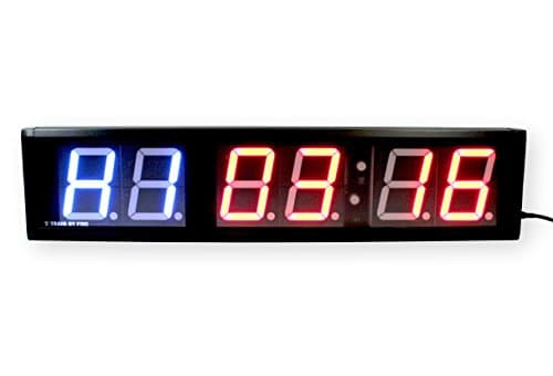 Crossfit Interval Timer Large Display Gym Clock (28"x6"x2")