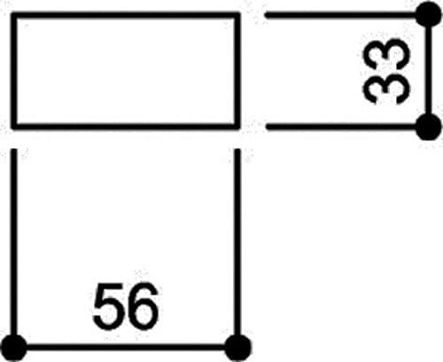 Hewi Lowercase Letter "Dash Diameter 33 MM Jet 702,165.BS,90