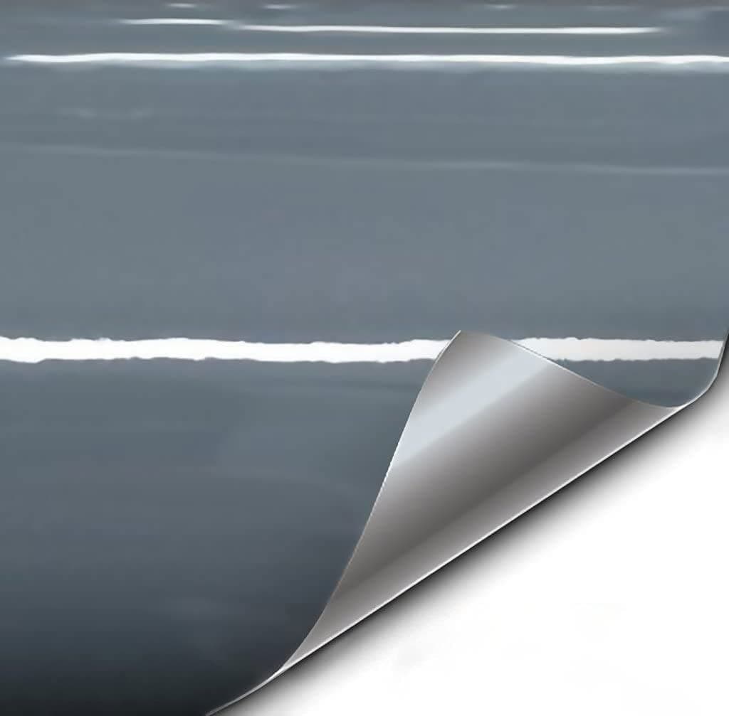 Dark Slate Grey Gloss Vinyl Car Wrap Film Roll (1ft x 5ft)