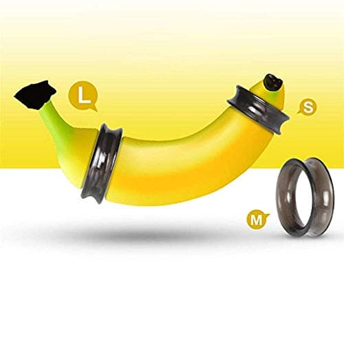 Men's Silicone Banana 1OCK Rings - A08