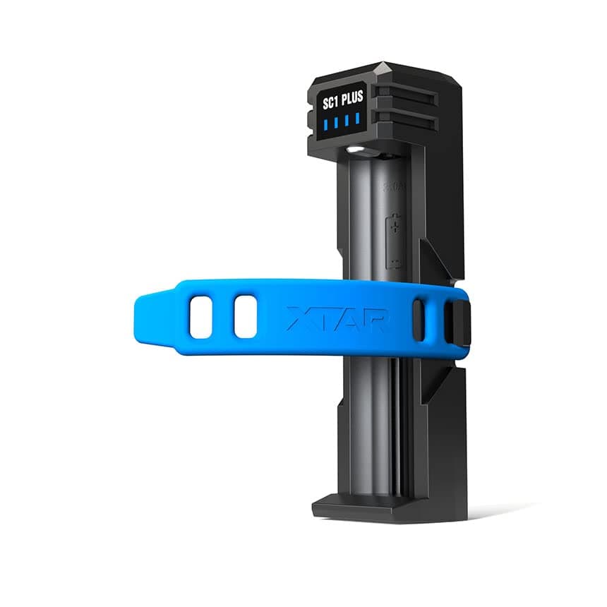 Battery Charger SC1 Plus 18650 Battery Charger Power Ban.k Function 3A Fast Charger for Rechargeable Batteries Li-ion 18650 21700 26800 and 1.2V Ni-MH D Battery