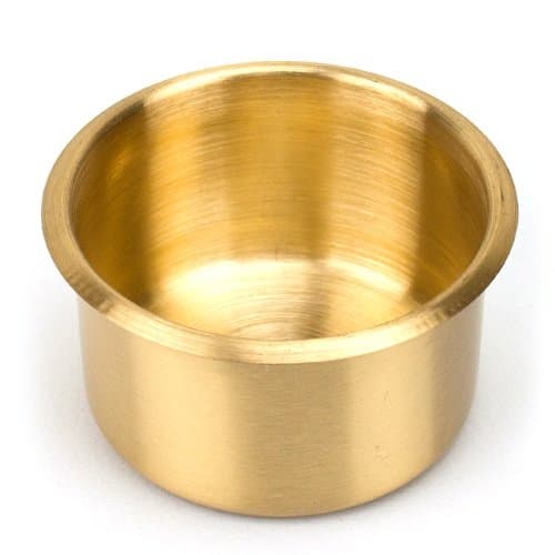 Heavy Duty Brass Poker Table Cup Holder - Casino Quality!