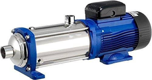 GOULDS Water Technology 10HM04N30T6PBQE Threaded Horizontal Multistage Centrifugal Electric Pump, Carbon-SilCar-EPDM Seal, 4 hp, 4 Stage, 3 Phase, 60 Hz, 208-230/460V