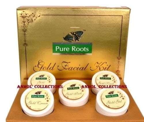 Pure Roots herbal Gold Facial kit 100gm Facial Skin Care Beauty Kit Set SkinCare