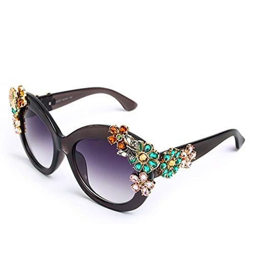 European And AmeriCan Diamond Dazzling Dance Eyewear Sunglasses(C4)