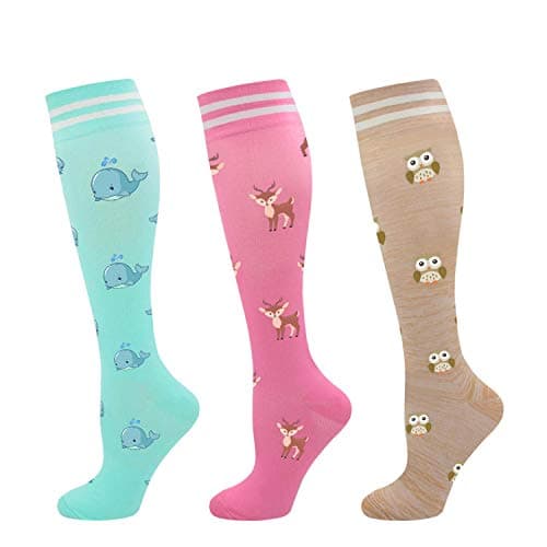 Compression Socks,15-20 mmHg Best Graduated Athletic Socks for Women & Men