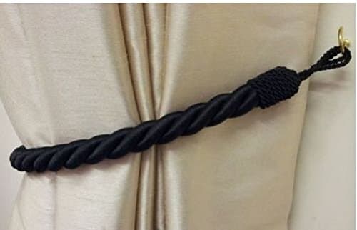 RAMCHA Rope TIE Back 2 Pieces (Black)