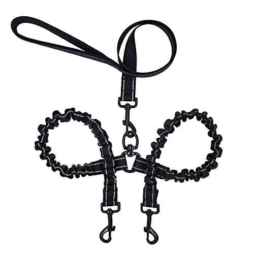 Double Dual Dog Lead,Petender No Tangle Dog Leash with Padded Handle for Two Dogs(5-6 Feet)