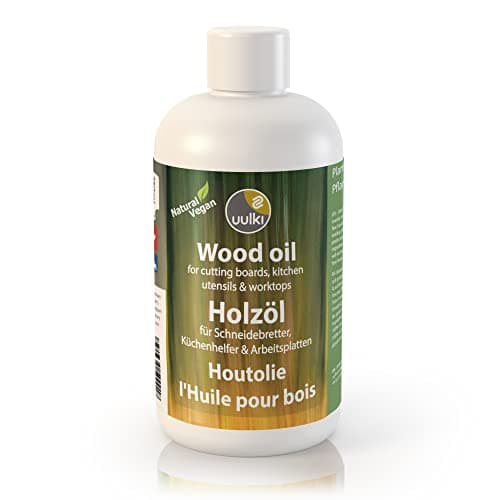 Natural Vegan Chopping Board Oil for Wooden and Bamboo Cutting Board, Butcher Block, Worktop | Free from Mineral Oil & Foodgrade Wood Oil Waterproof Care (250 ml)