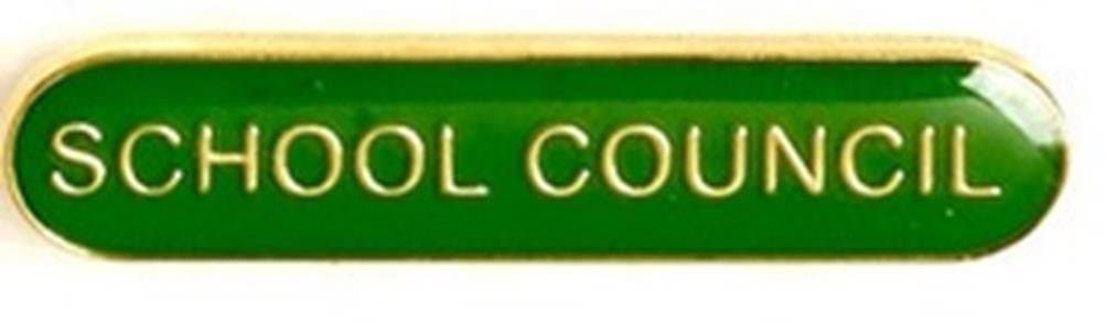 SCHOOL COUNCIL METAL PIN BADGE GREEN SB012G