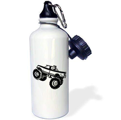 Wild Bramble Monster Truck Sports Water Bottle 21 Oz Twin Sides