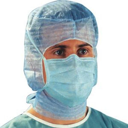 HPC HealthlineDK01BL Disposable Face Masks With Ear loops, 3-Ply