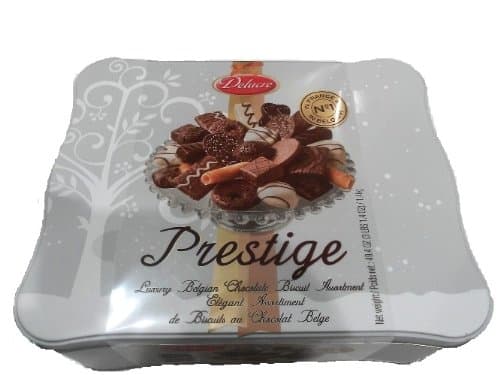Delacre Prestige Belgian Cookies, Chocolate, 49.4 Ounce