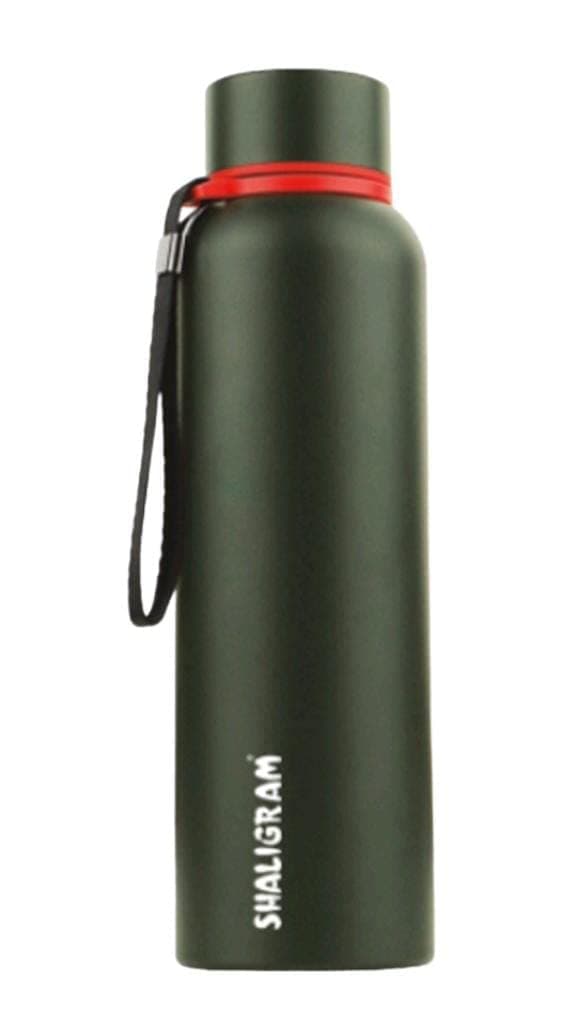 Nawab Traders Stagger - Stainless Steel - Vacuum Insulated Flask Water Bottle, 720 ML, Green