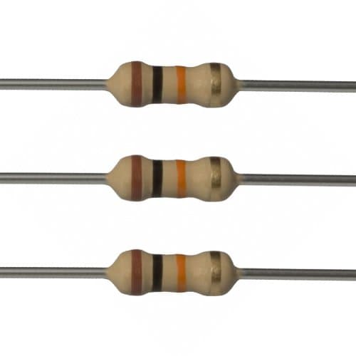 10EP51210K0 10k Ohm Resistors, 1/2 W, 5% (Pack of 10)