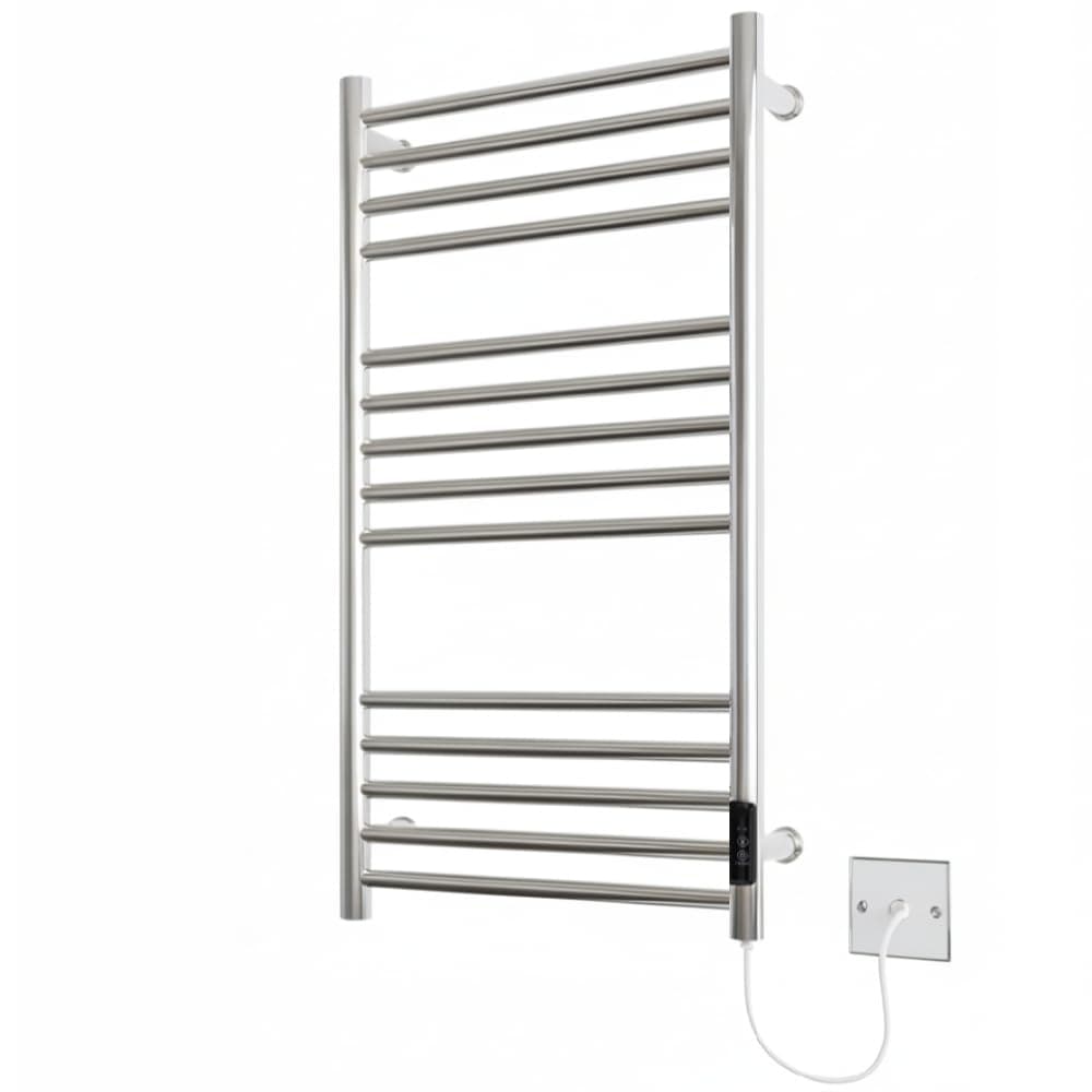 Manissa Greened House Electric Towel Rack, Stainless Steel Heated Towel Rack, Mirror Finish, Siena Series, Wall Mounted H720 x L400 mm