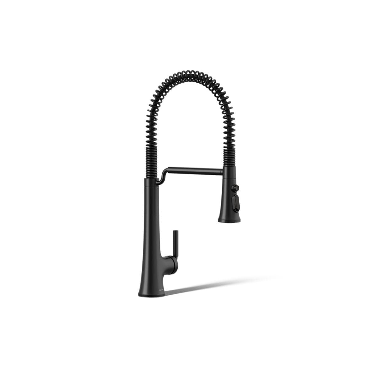 Kohler 23765-BL Tone Semi Professional Kitchen Sink Faucet, Pre-Rinse Kitchen Faucet, Commercial Faucet, Matte Black