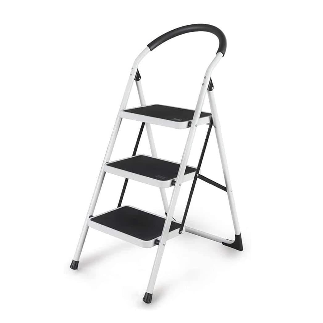 3 Steps Foldable Ladder Household Indoor Kitchen Living Room Portable Step Stool flower stand