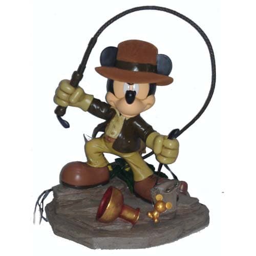 Disney Parks Exclusive Mickey Mouse Indiana Jones Medium Big Fig Figure