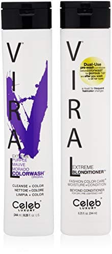 Celeb Luxury Viral Extreme Purple Colorwash and Blonditioner Gift Set