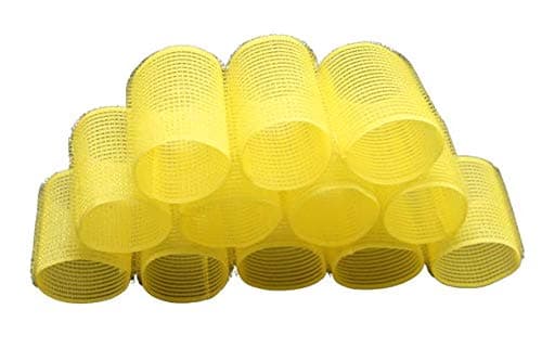 UrbHome Large Hair Rollers, Self Grip, Salon Hairdressing Curlers (12 Pack, Large)