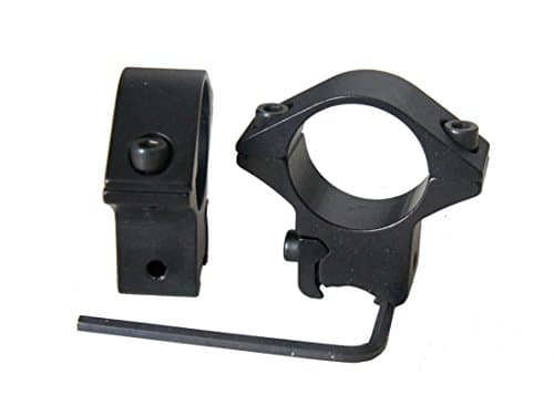 RSM Optics 1 Inch/25.4mm Scope Mount Rings Low Profile for 11mm Dovetail Rail 1PIN