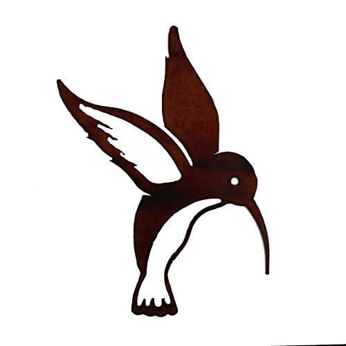 Chevelon Goods Decorative Rustic Patina Finish Refrigerator/Screen Magnet - Hummingbird