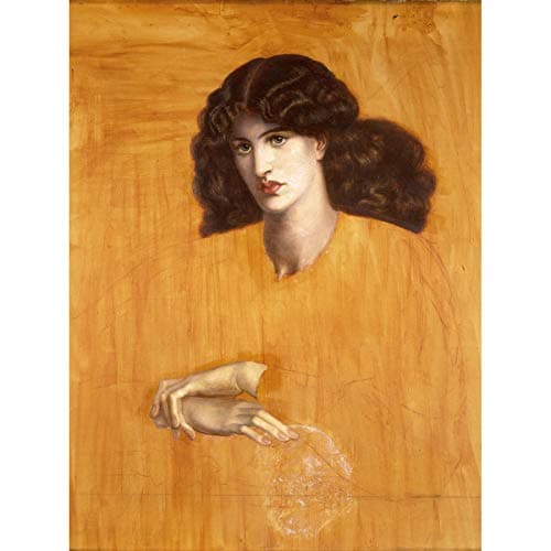 Rossetti La Donna Della Finestra Lady Pity Painting Art Print Canvas Premium Wall Decor Poster Mural
