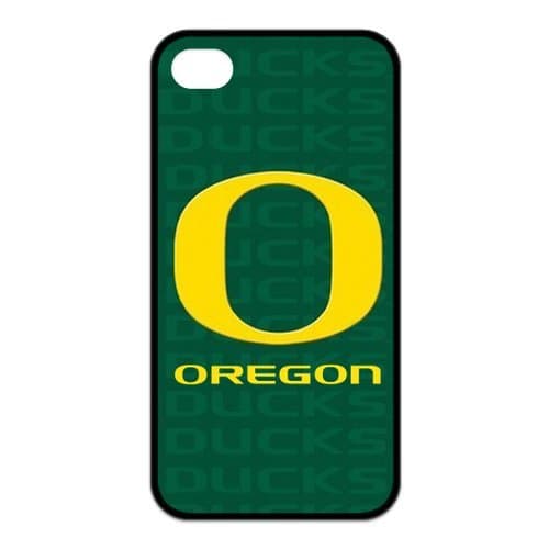NCAA Oregon Ducks Logo for Iphone4/4s Best Rubber Cover Case-Creative New Life