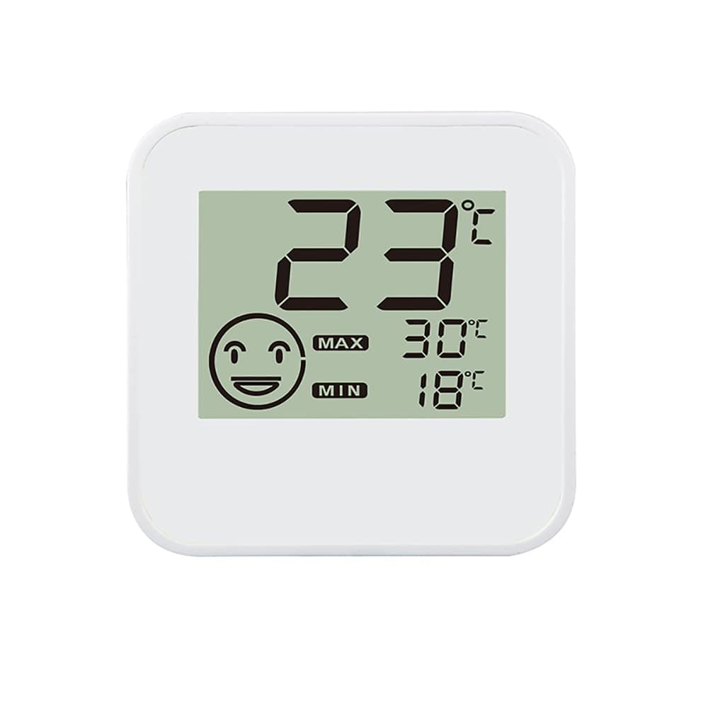Digital Room Thermometer Hygrometer Digital LCD Thermometer Hygrometer Humidity Temperature Meter Indoor Centigrade Fahrenheit with Comfort Level Icon