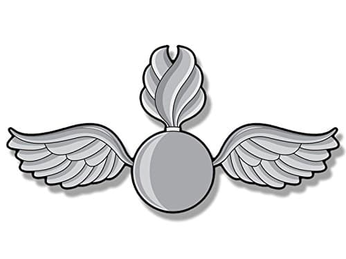American Vinyl Navy Aviation Rating AO ORDNANCEMAN Logo Shaped Sticker (Naval Wings)