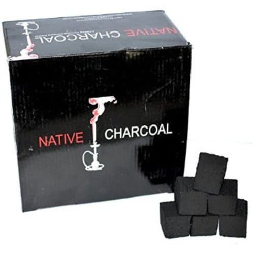 NATIVE CHARCOAL 100% COCONUT SHELL COALS NATURAL PACK OF 108 PCS