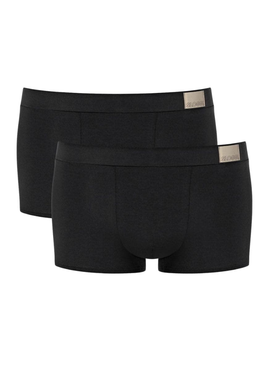 SloggiMen GO Natural Hipster C2P 95% Cotton Mens Underwear Multipack Underpants Black