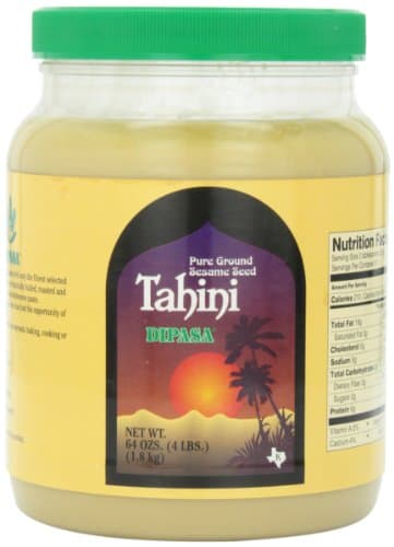 Tahini - 100% Pure Ground Sesame Seed - 1 jar - 4 lbs