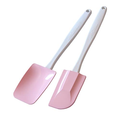 Heirloom Living 2-Piece Ultra-Pure Silicone Spatula & Spoonula Set - Made in the USA (Ballet)