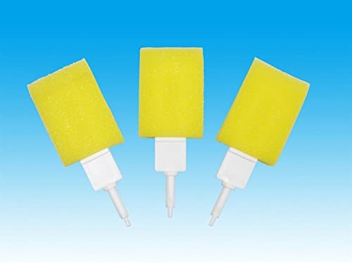 LONG HANDLED TOE SPONGE AND BRUSH SET REPLACEMENT SPONGE ONLY PACK OF 3 SPONGES